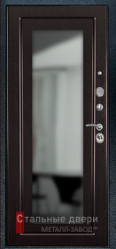 Стальная дверь С зеркалом №63 с отделкой МДФ ПВХ